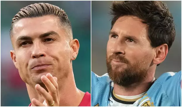 ronaldo, messi
