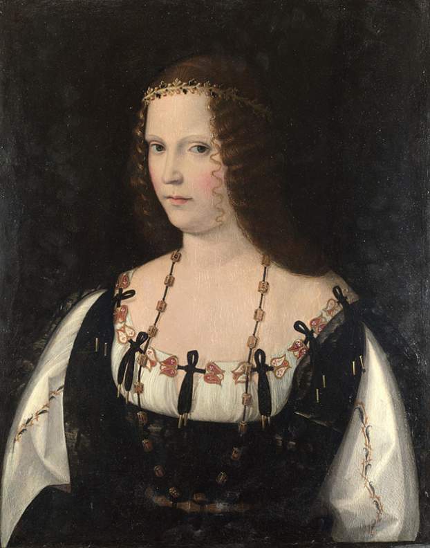 Bartolomeo Veneto: Egy nő portréja (Lukrécia Borgia feltételezett portréja)