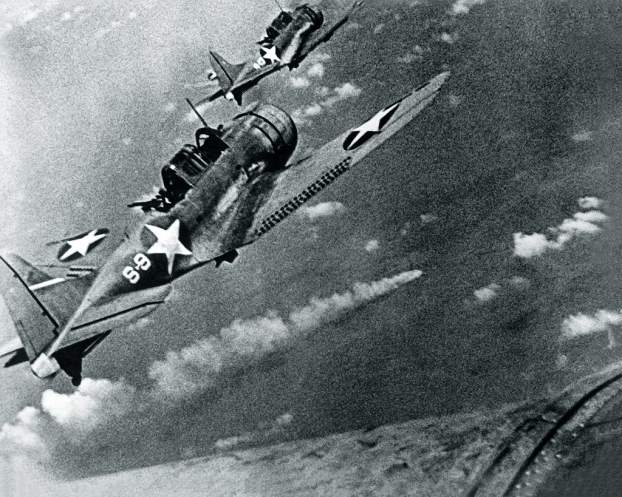 SBD-3 "Dauntless" repülőgép világháború