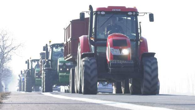 traktoros tüntés