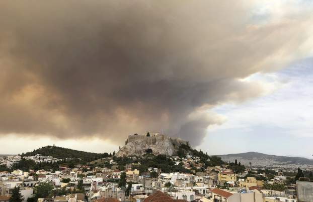 Görögország - Athén - erdőtüzek