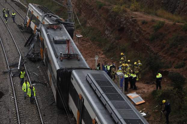 vonatbaleset Spanyolország - Barcelona