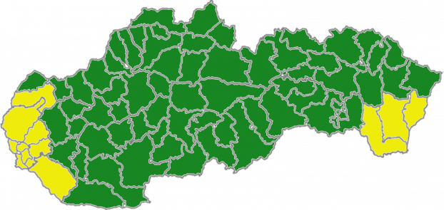 időjárási riasztás - 2018.09.02