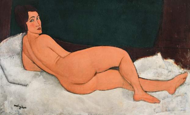 Amedeo Modigliani: Bal oldalán fekvő akt