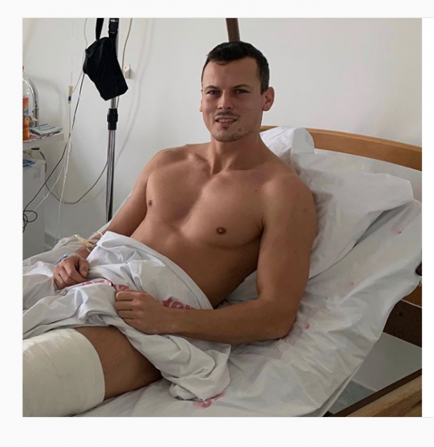 Baji Balázs a kórházban
