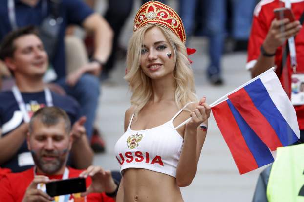 labdarúgó-vb 2018 - szép orosz lány