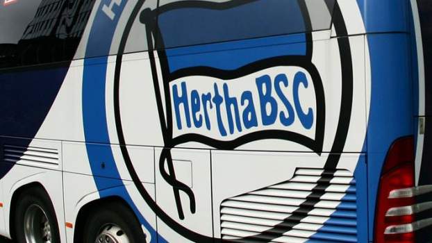 Hertha csapatbusz