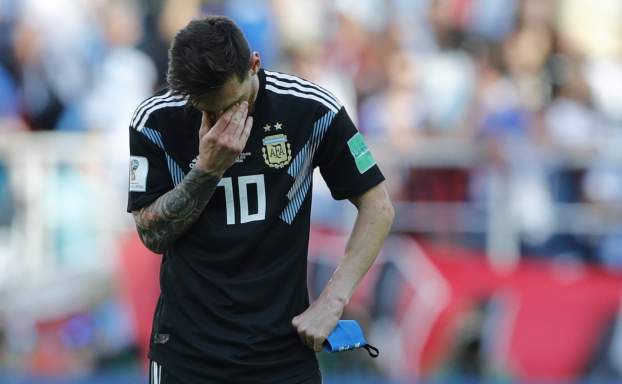 Messi szomorú