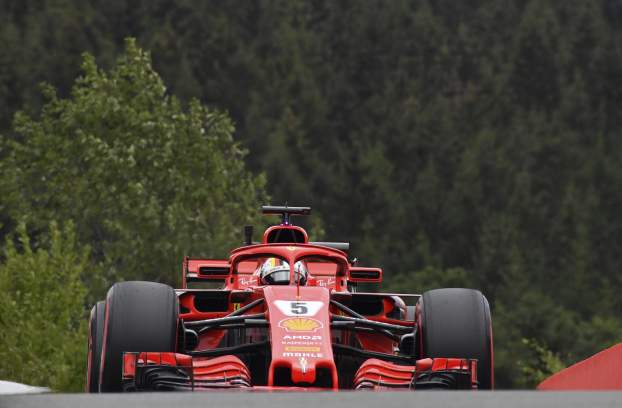 Sebastian Vettel - Belga Nagydíj, szabadedzés