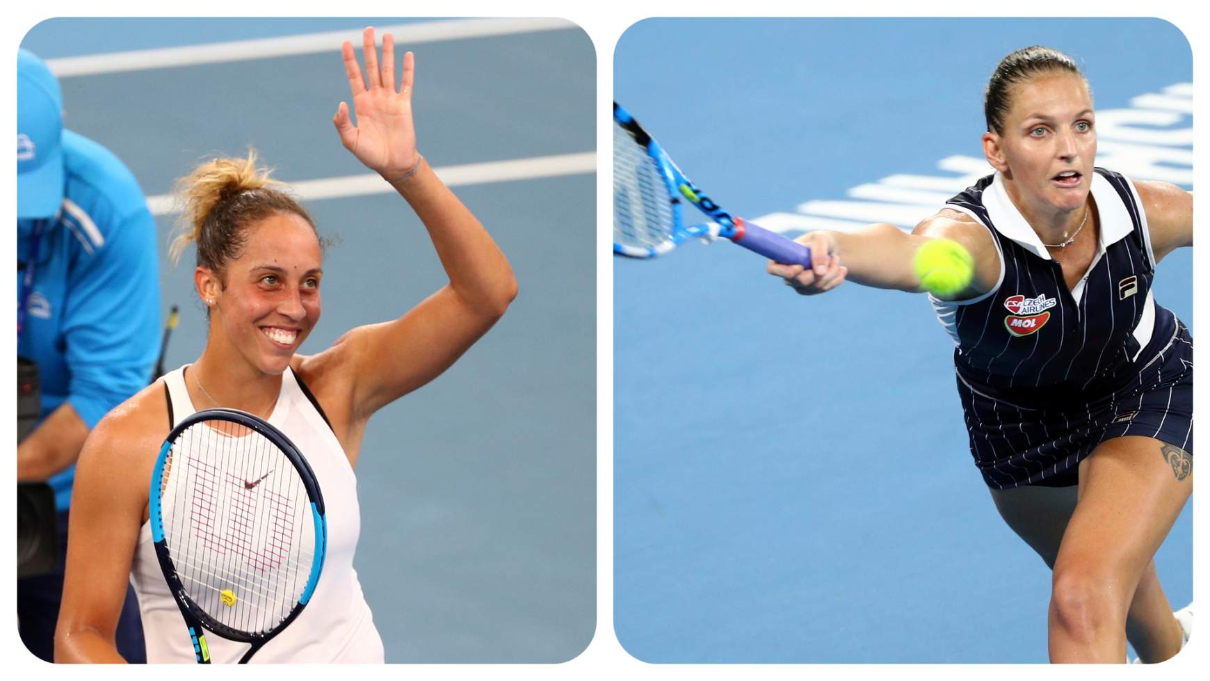 Madison Keys, Karolina Plíšková