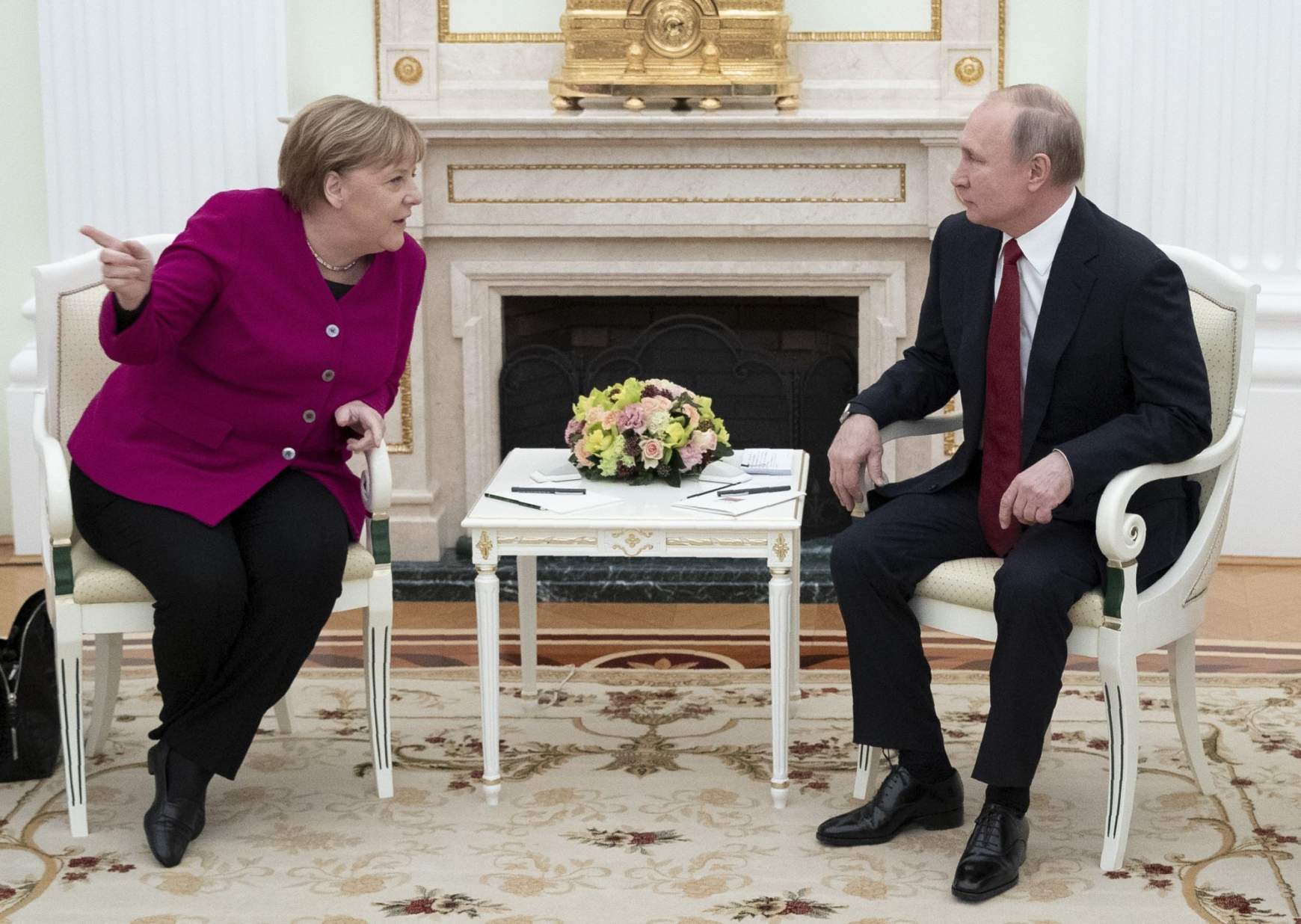 Angela Merkel, Vlagyimir Putyin