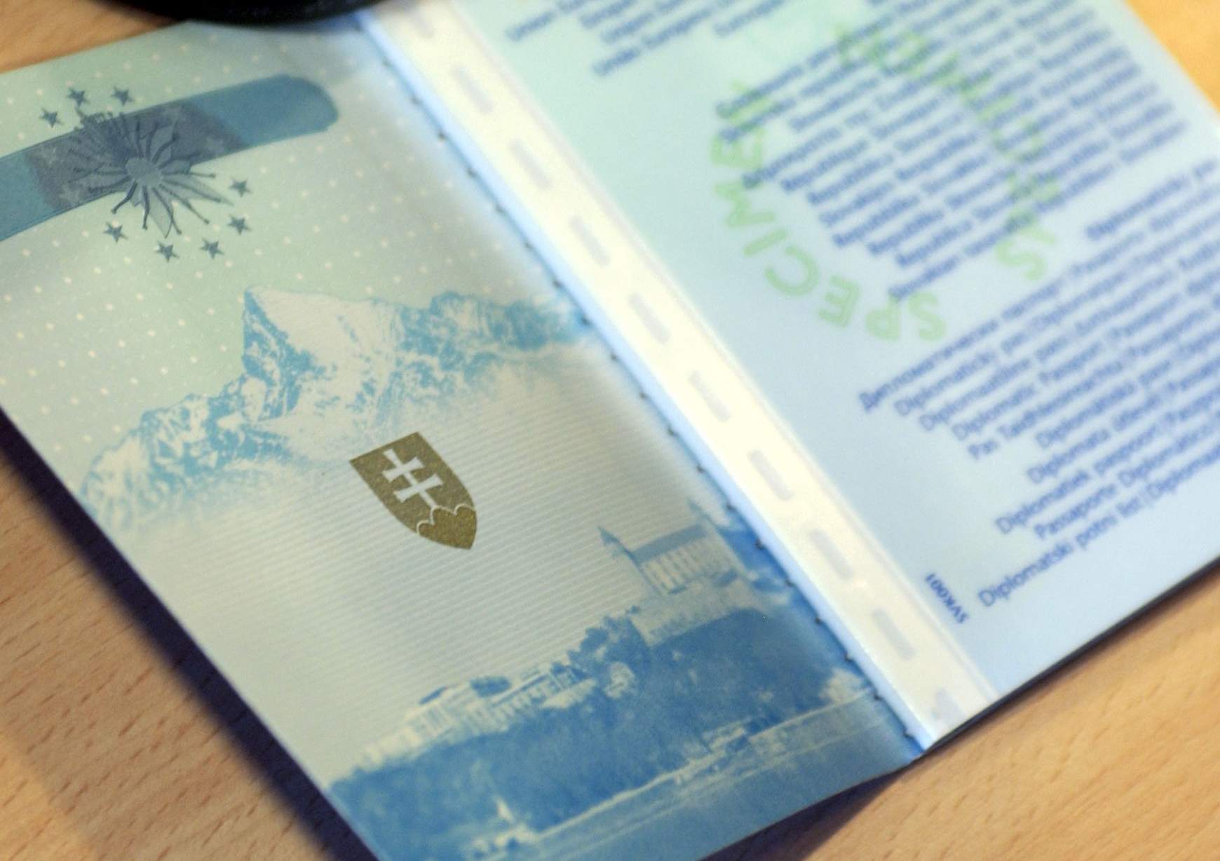 szlovák útlevél