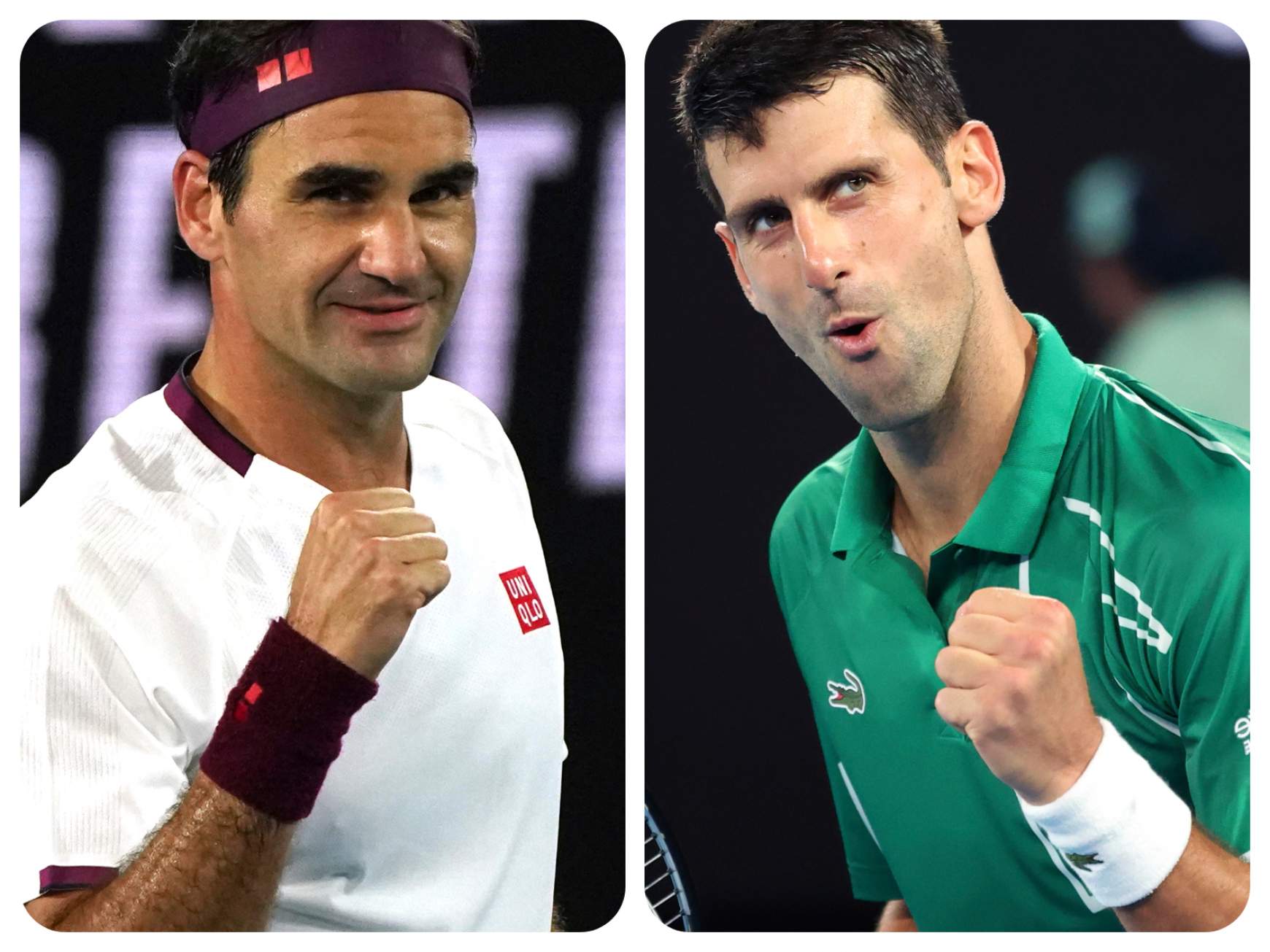 Novak Djokovic, Roger Federer