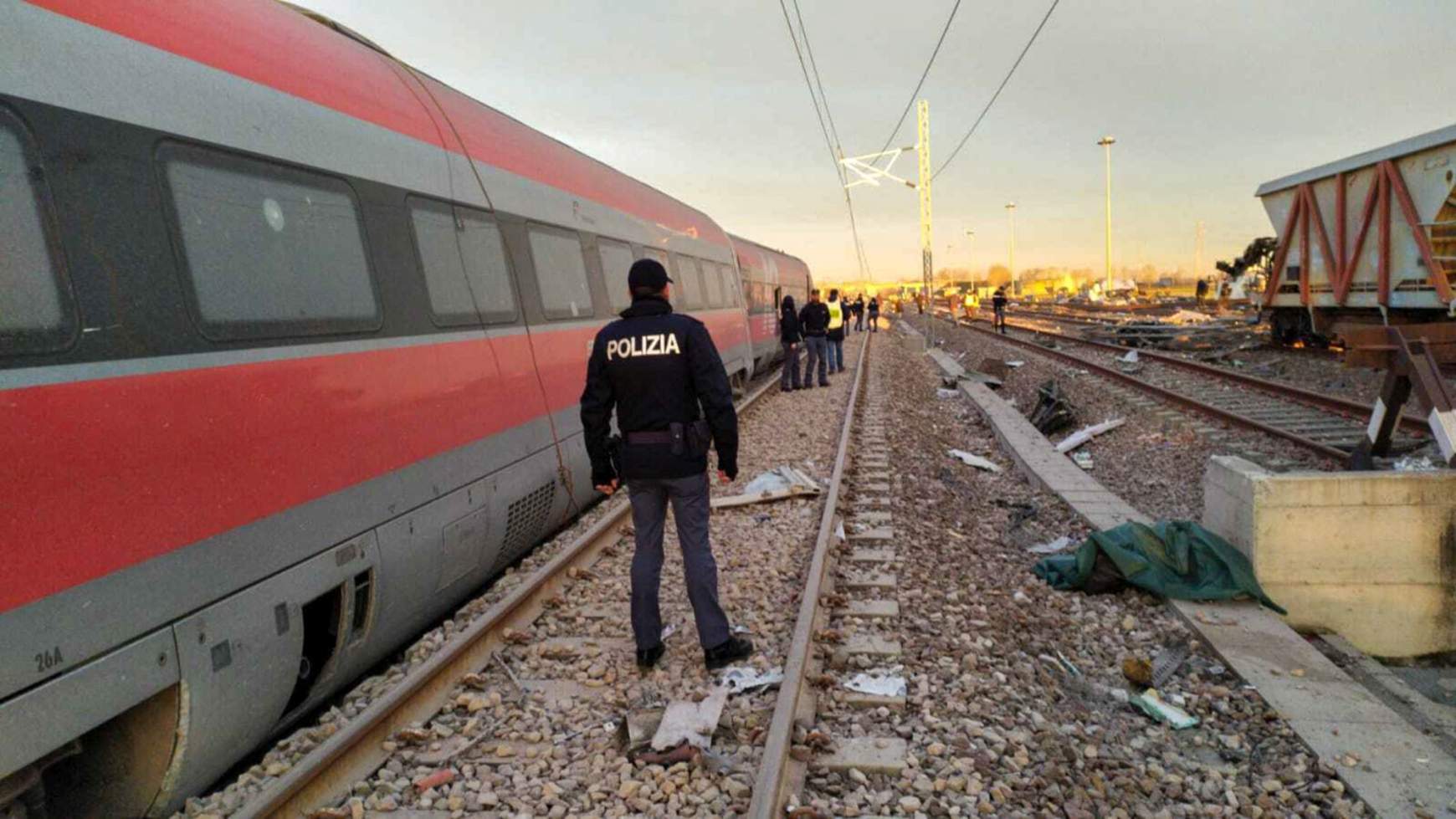 Milano, vonatbaleset