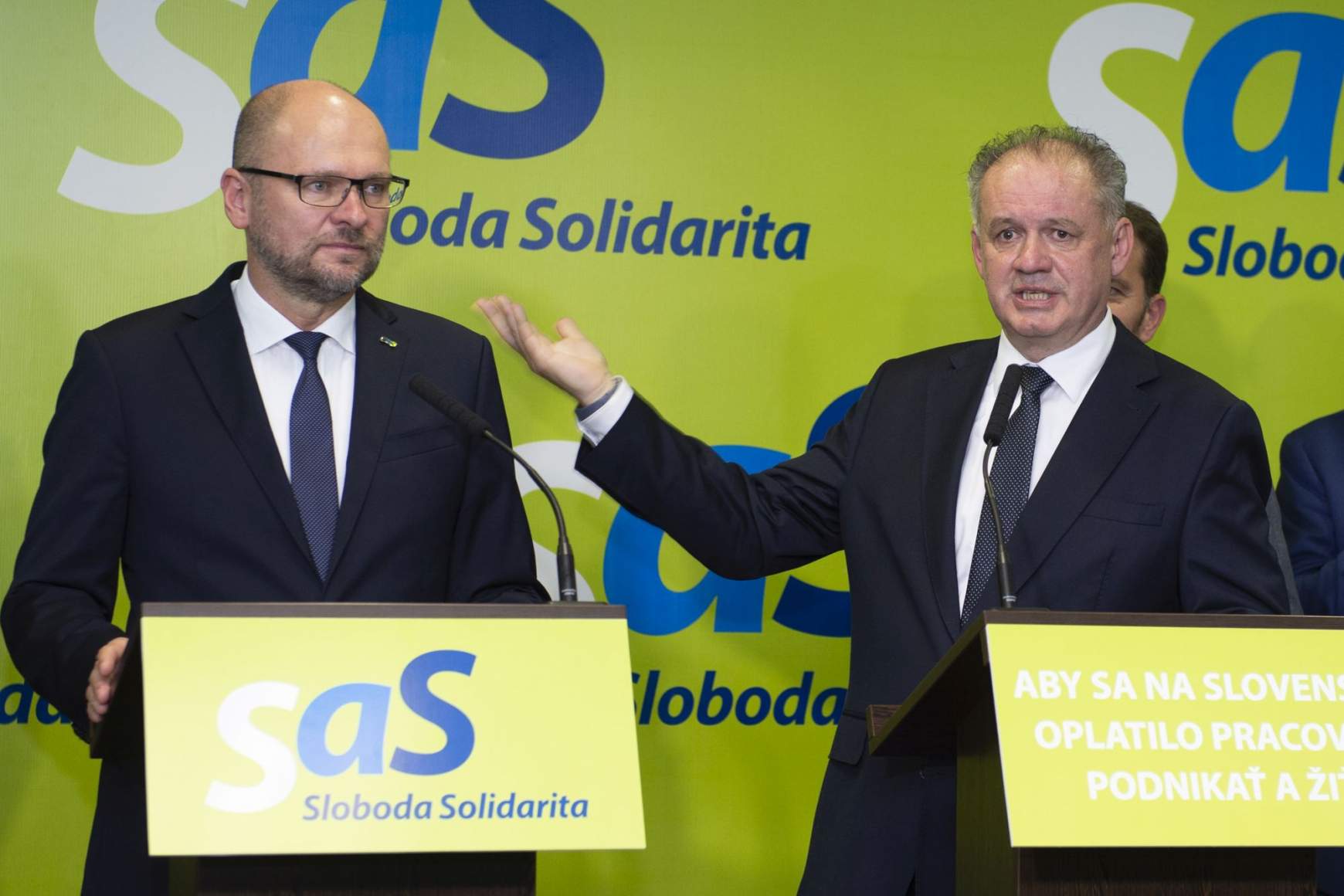 Richard Sulík, Andrej Kiska