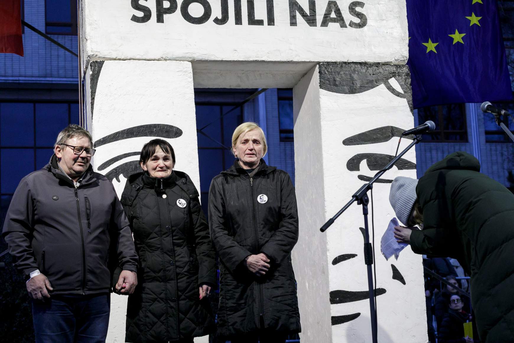 Kuciak megemlékezés Pozsony