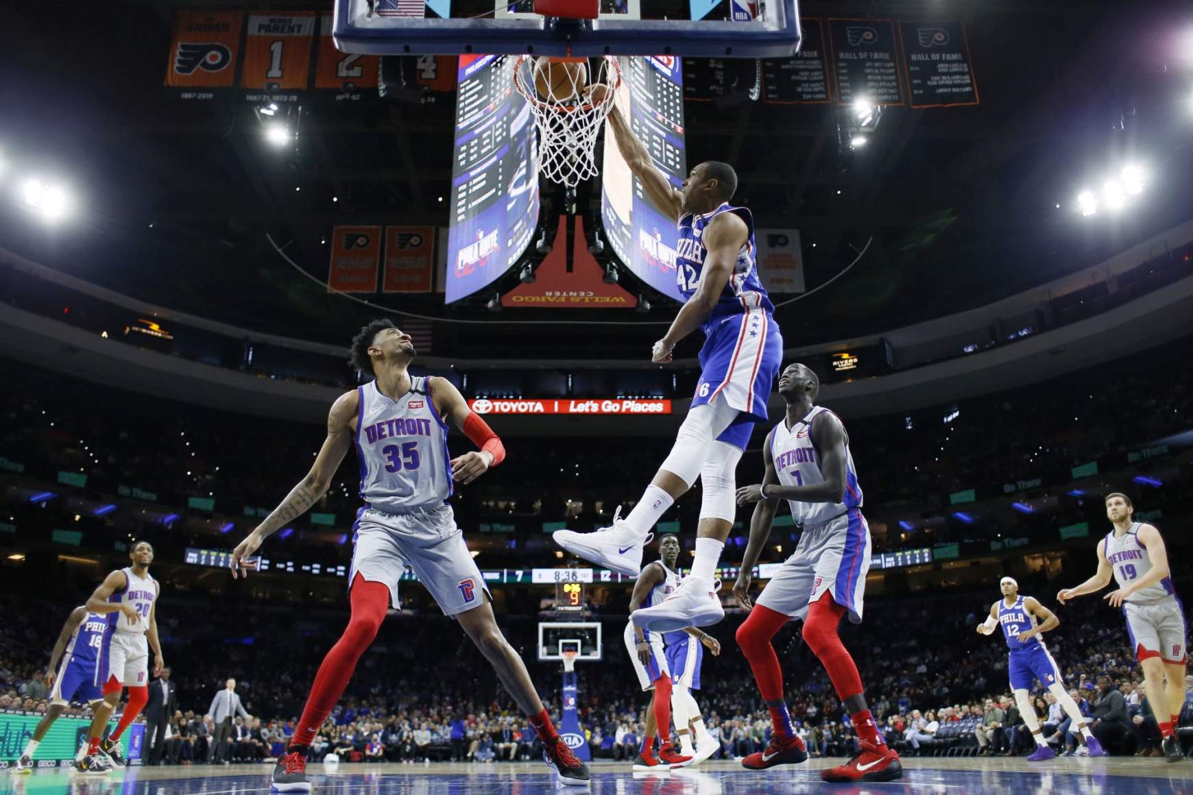 NBA, Philadelphia 76ers-Detroit Pistons