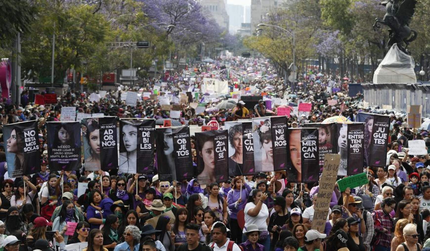 Mexikói tüntetők