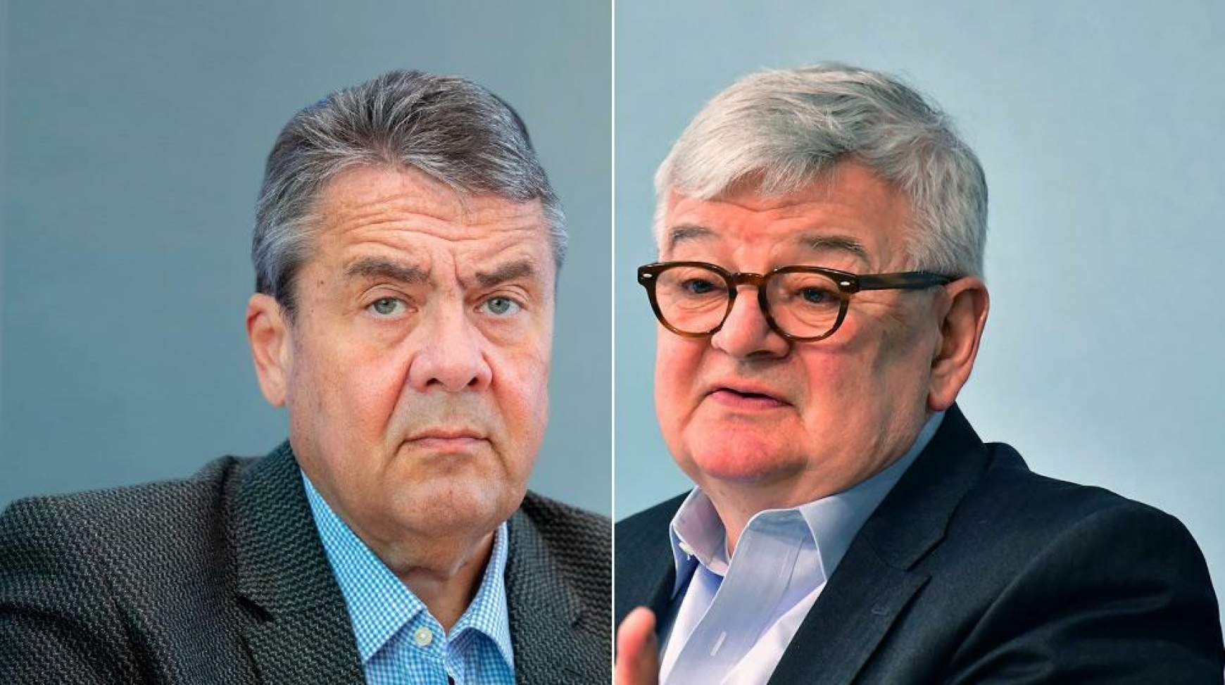 Sigmar Gabriel und Joschka Fischer