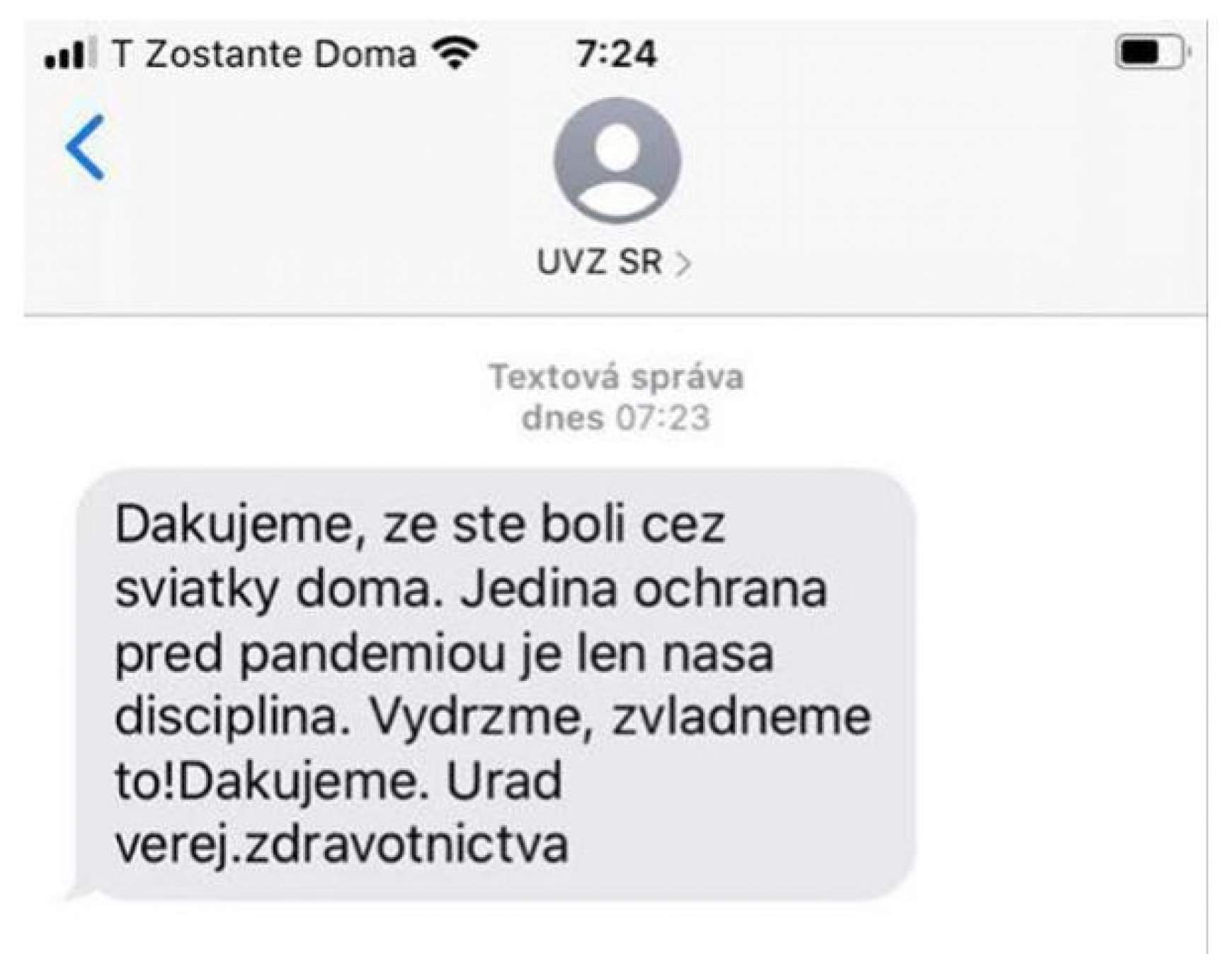 UVZ SMS