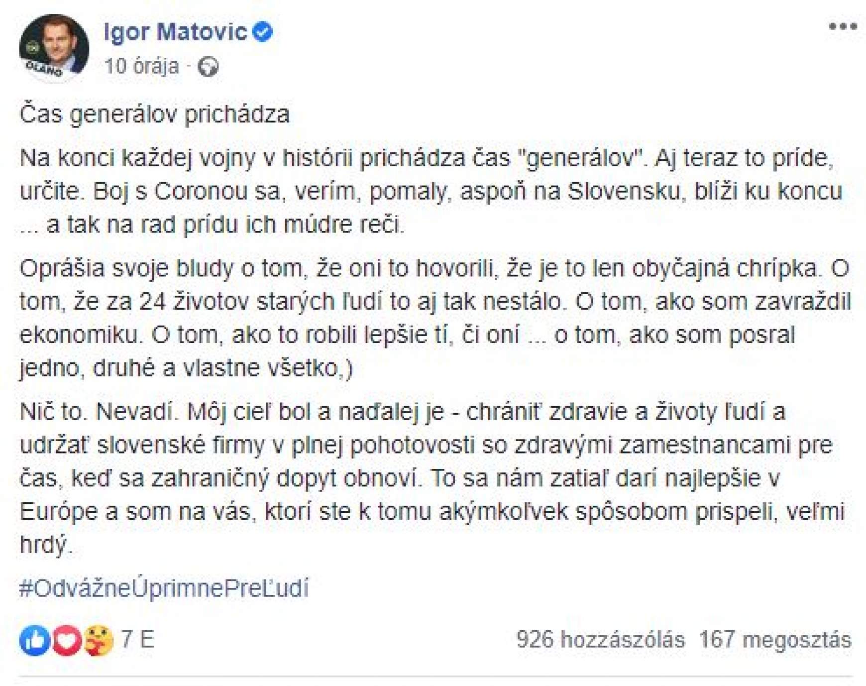 Matovic FB