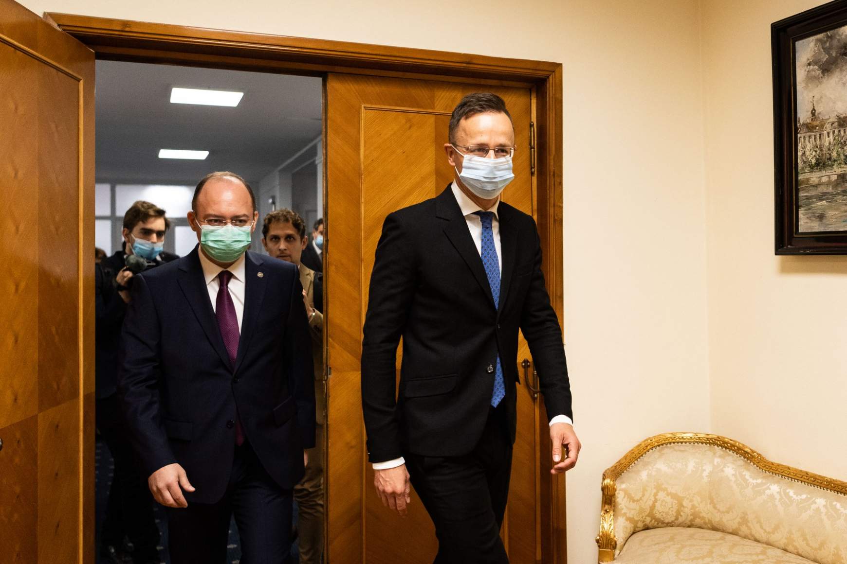 Szijjártó Péter és Bogdan Aurescu