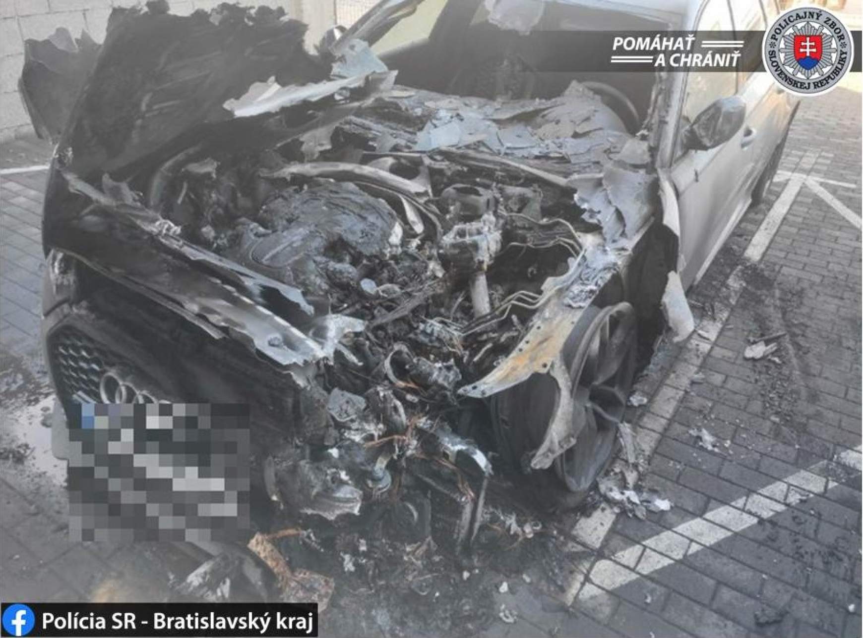 Audi Bentley tűz Pozsonypüspöki