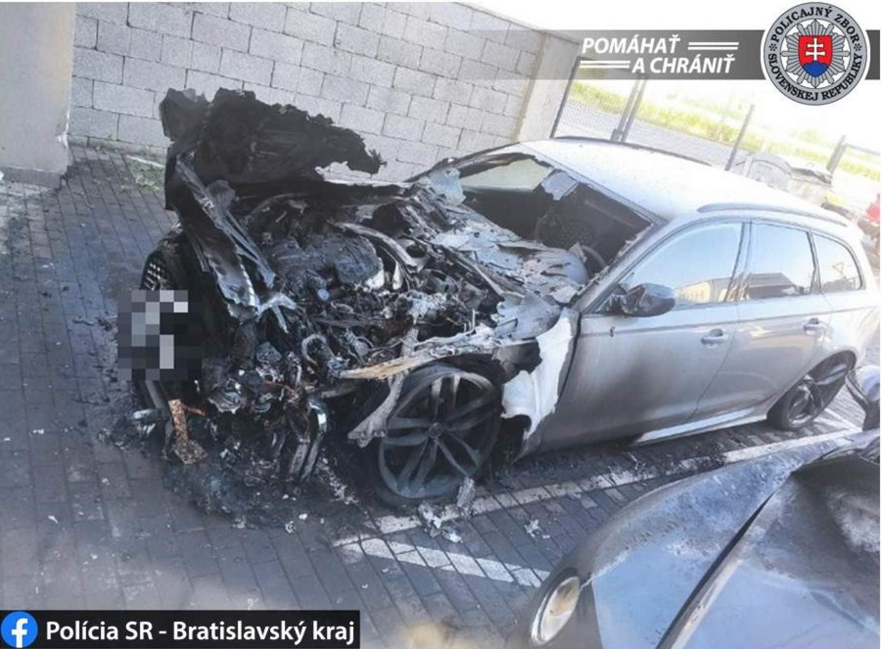 Audi Bentley tűz Pozsonypüspöki