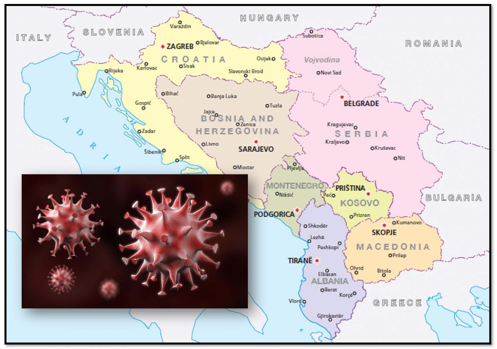 Balkán koronav