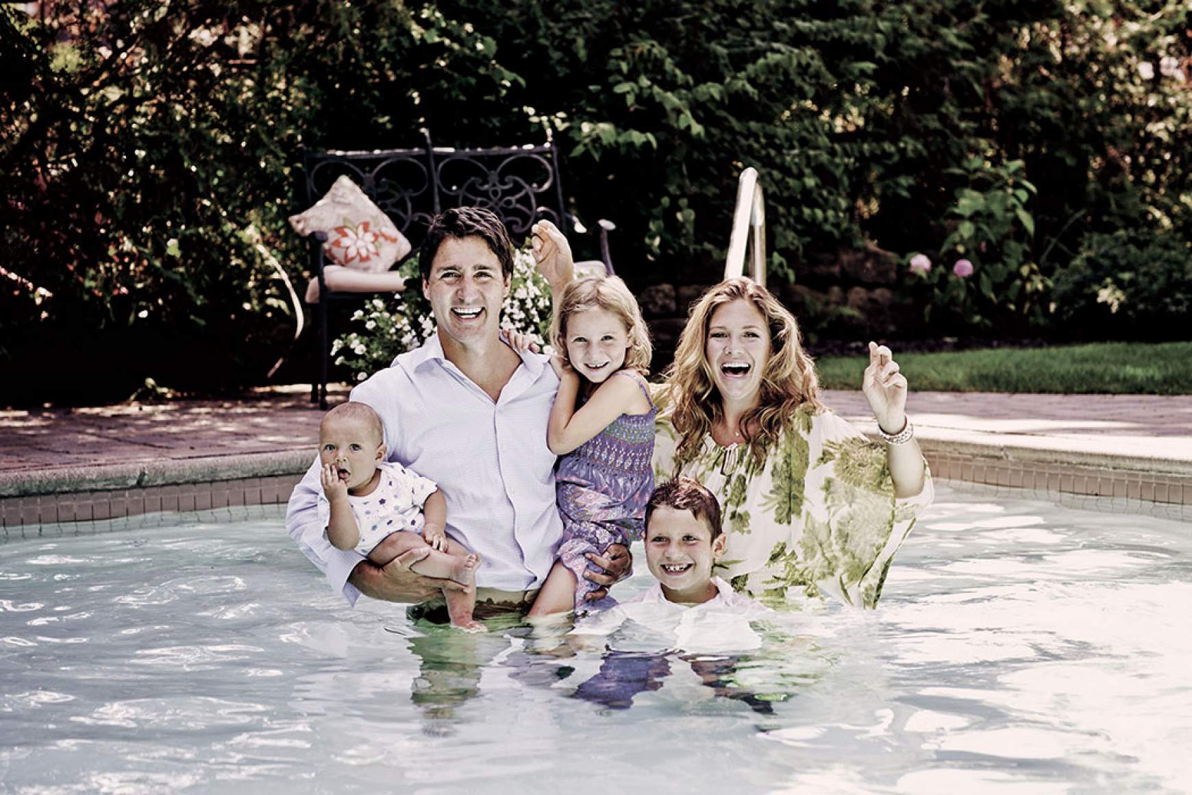 Justin Trudeau és családja