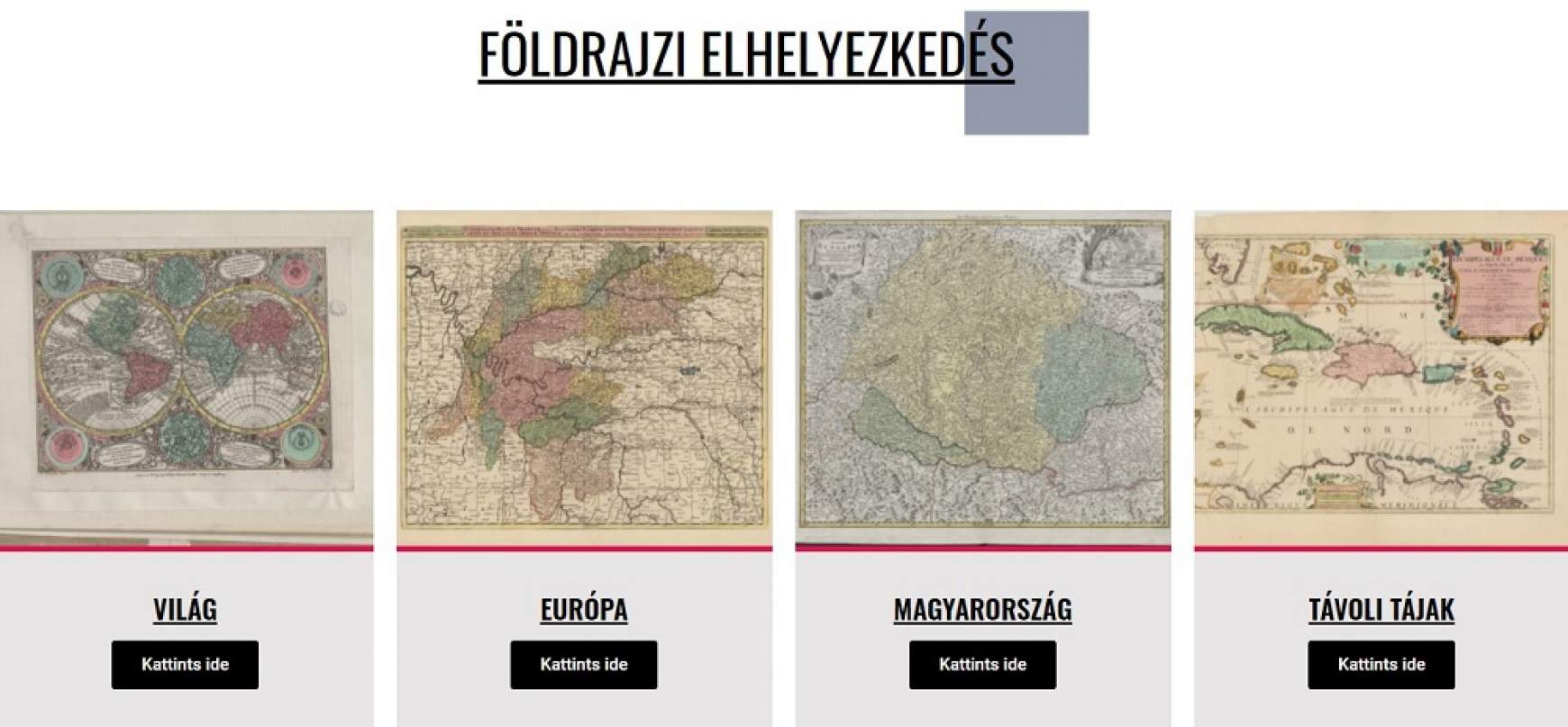 OSZK földrajzi keresés térképek