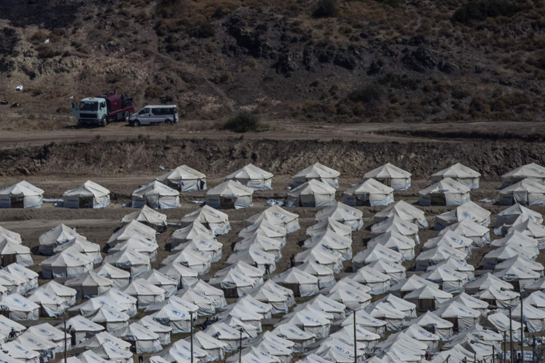 Görögország menekülttábor