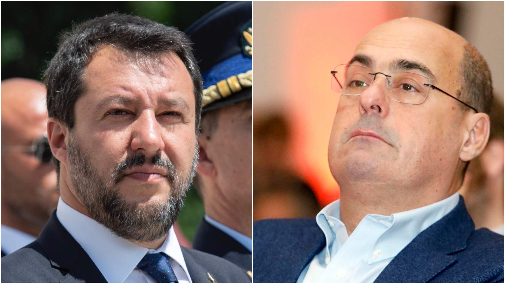 Matteo Salvini - Nicola Zingaretti