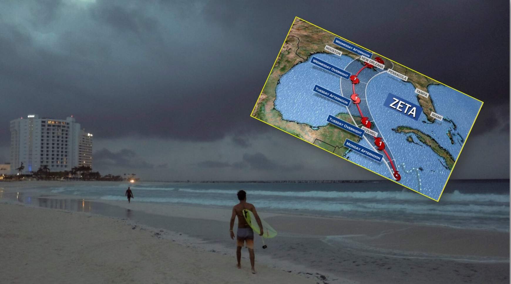Zeta hurrikán Florida