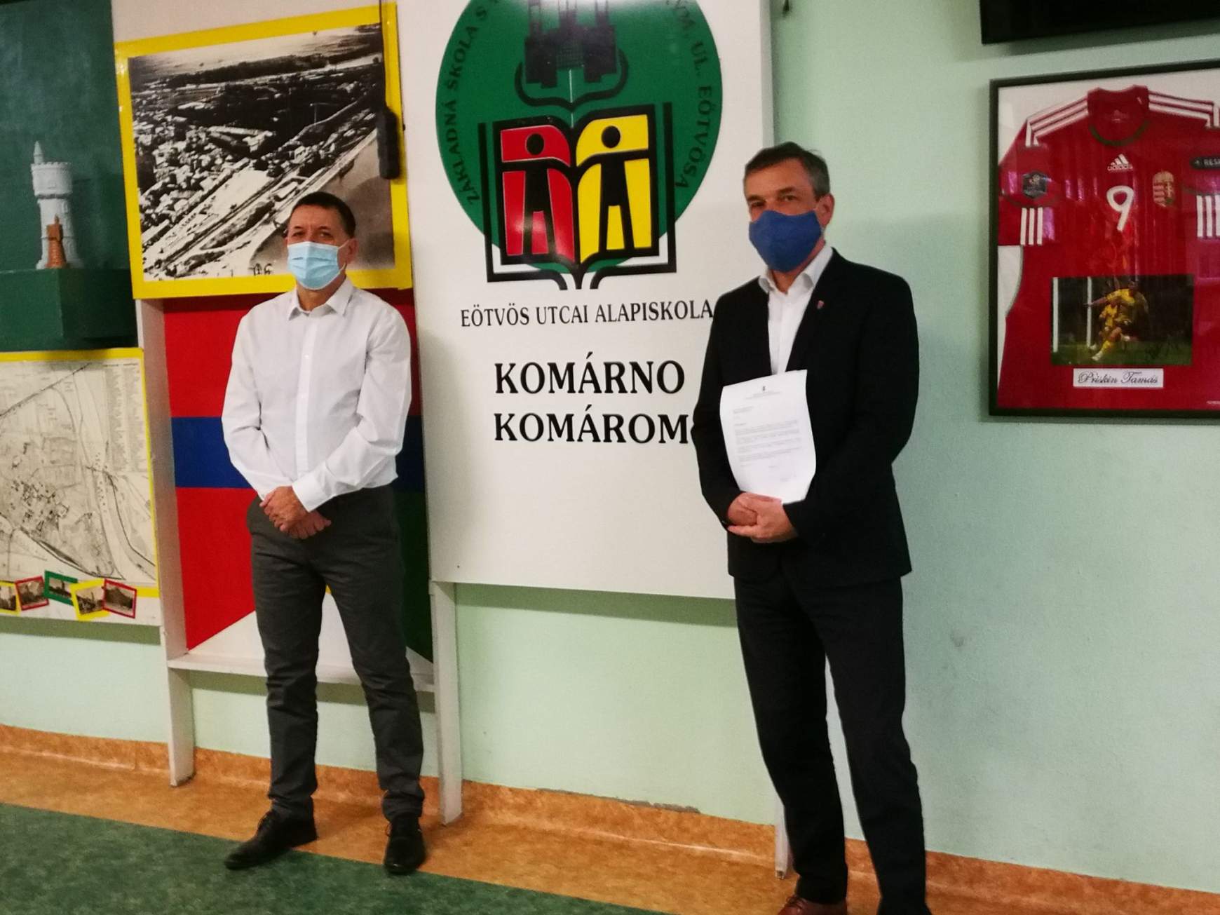 Magyar kormánytámogatásból újítanak fel egy komáromi alapiskolát