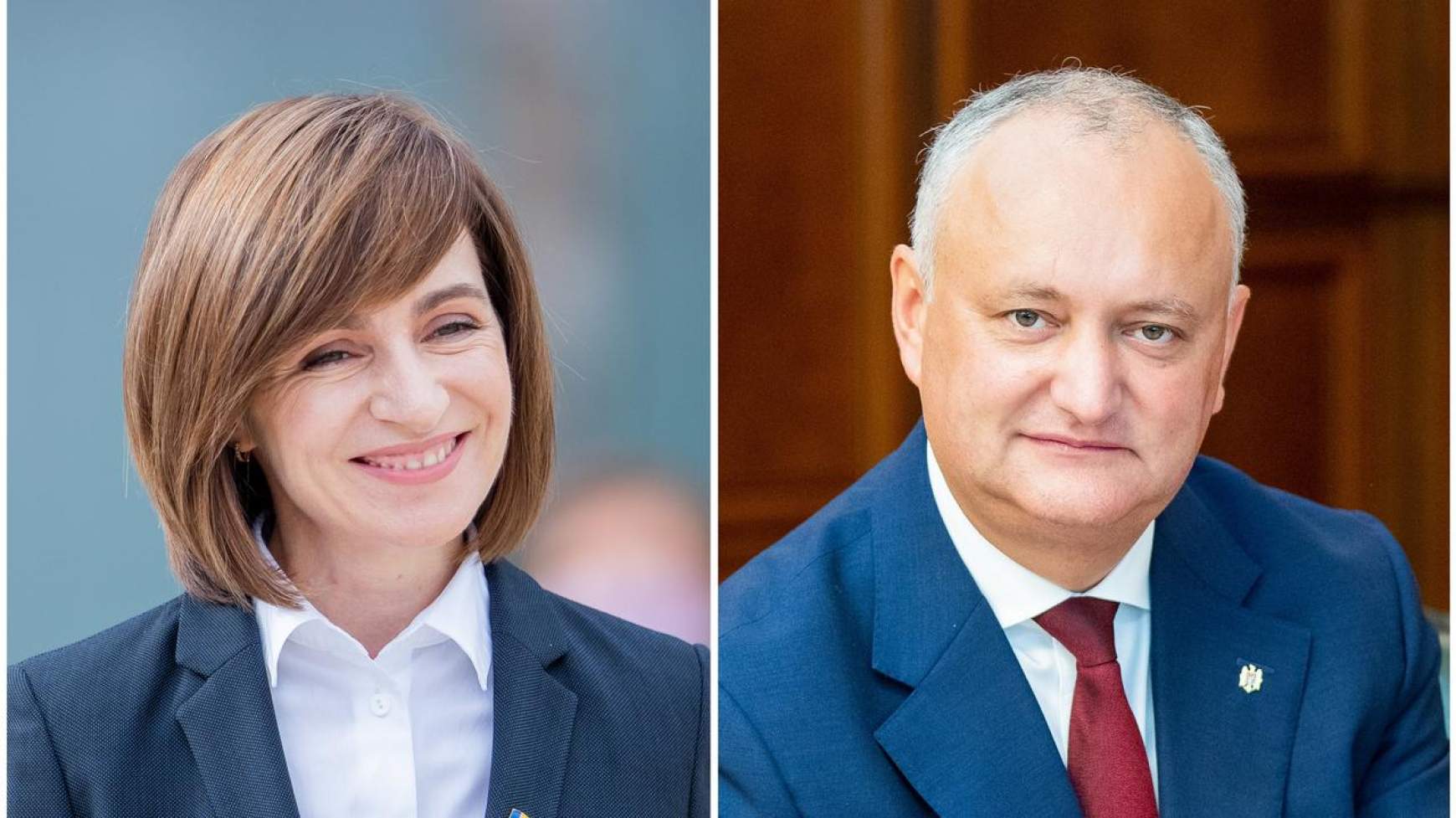 Maia Sandu és Igor Dodon