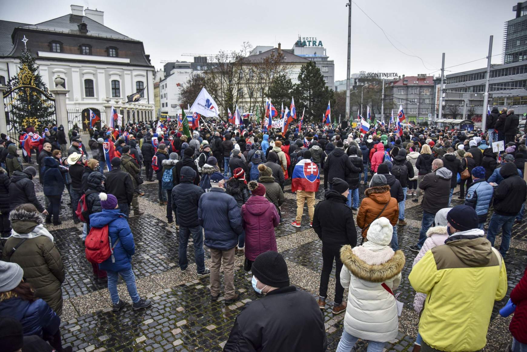 tüntetés Pozsony