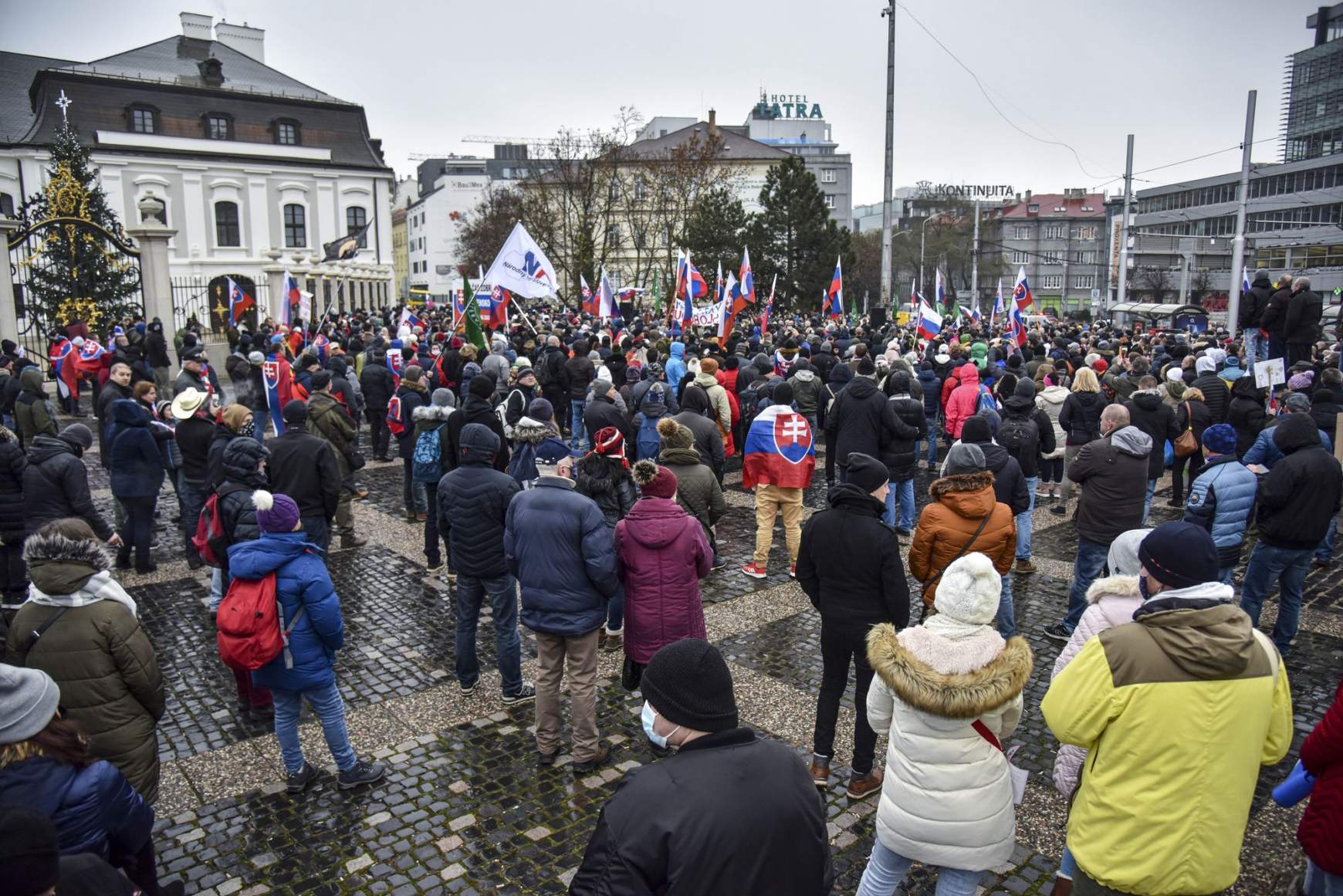 tüntetés Pozsony