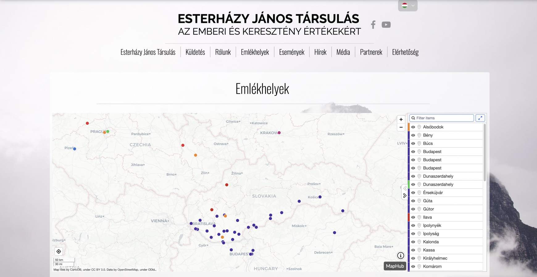 Esterházy János Társulás honlapja