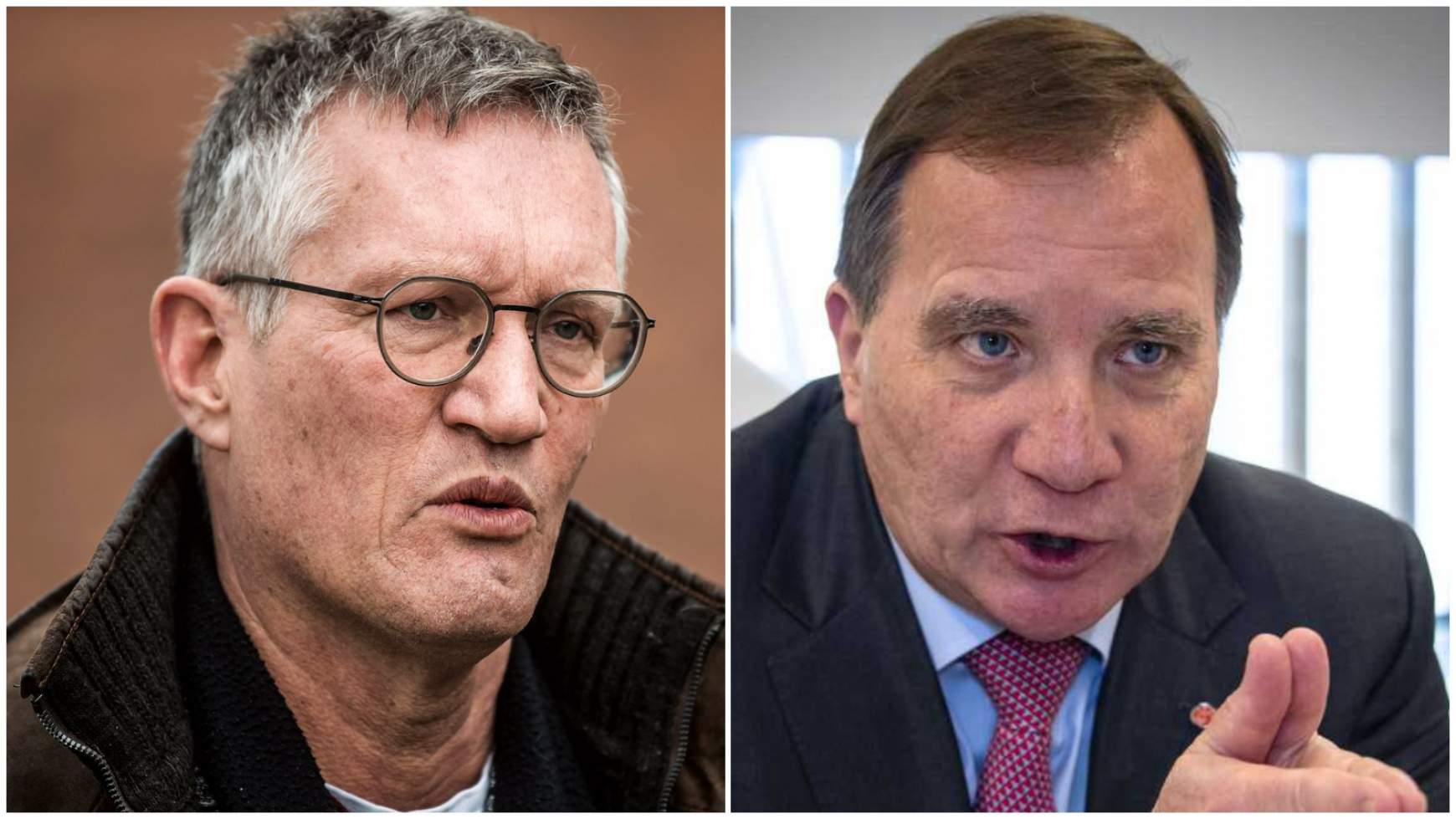 Anders Tegnell, Stefan Löfven