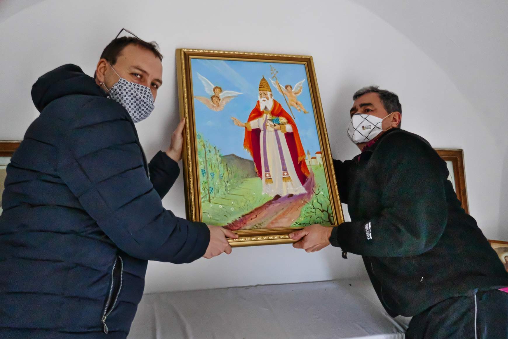Léva szent Orbán képolna