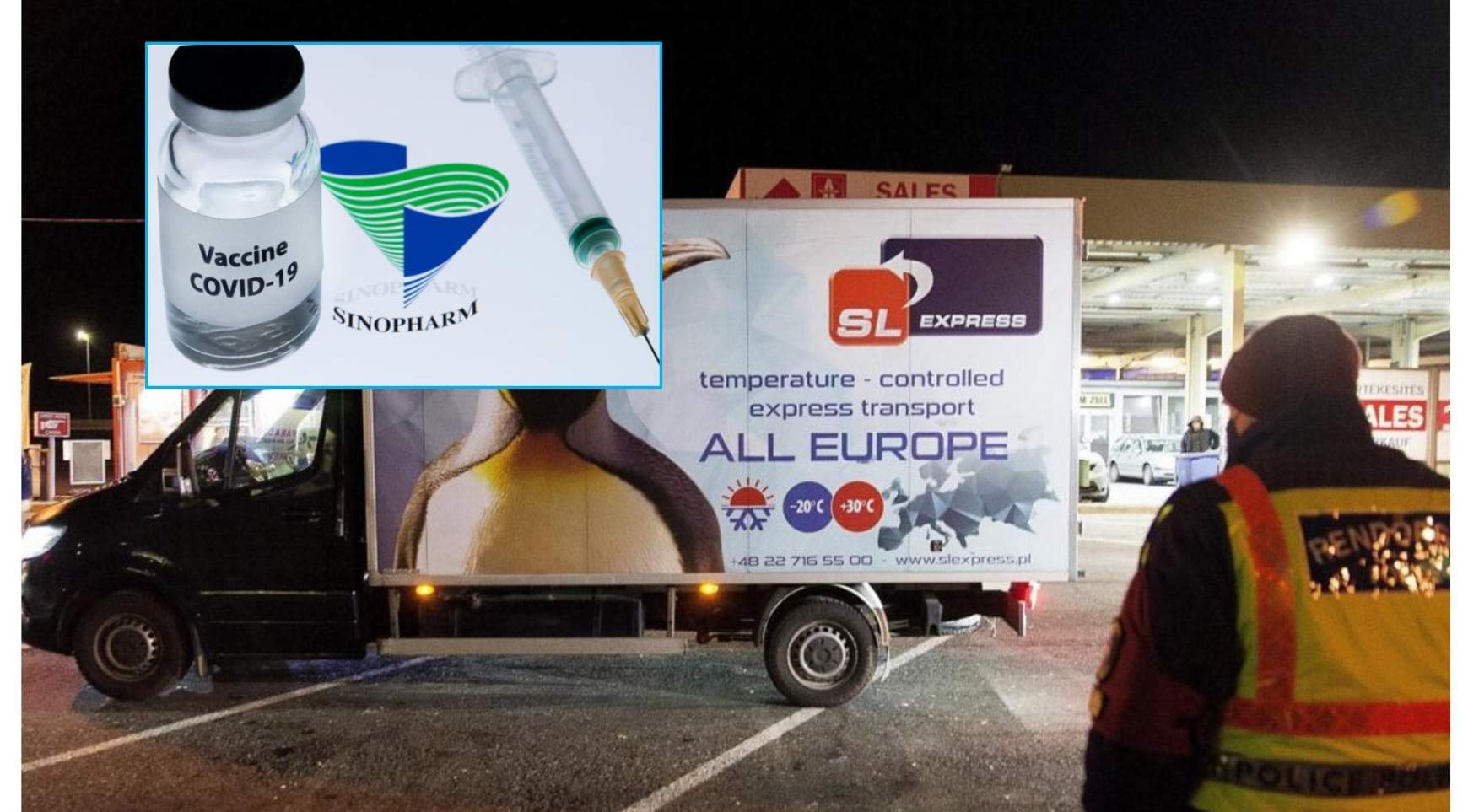 Vakcinaszállítmány