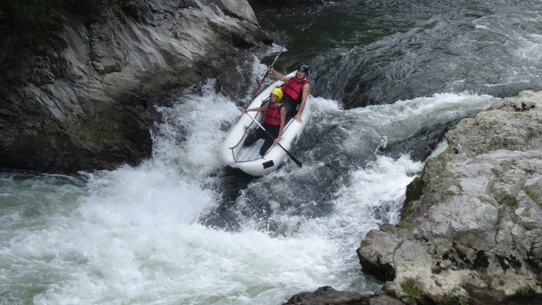 Rafting a Csernán