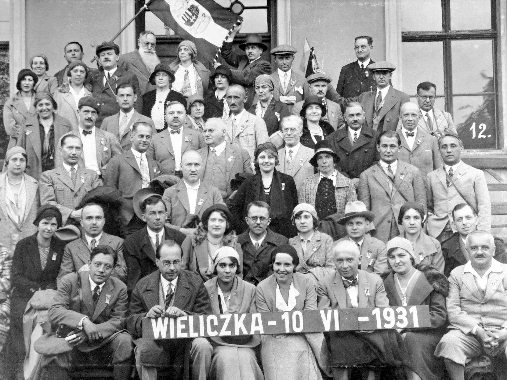 Magyar kirándulók Wieliczkában 1931-ben