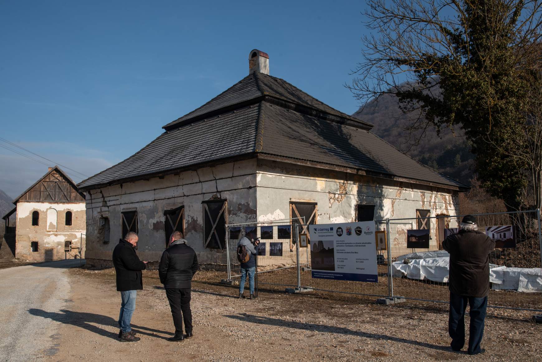 2022-01-13 Gombaszög, Andrássy-kúria, felújítás