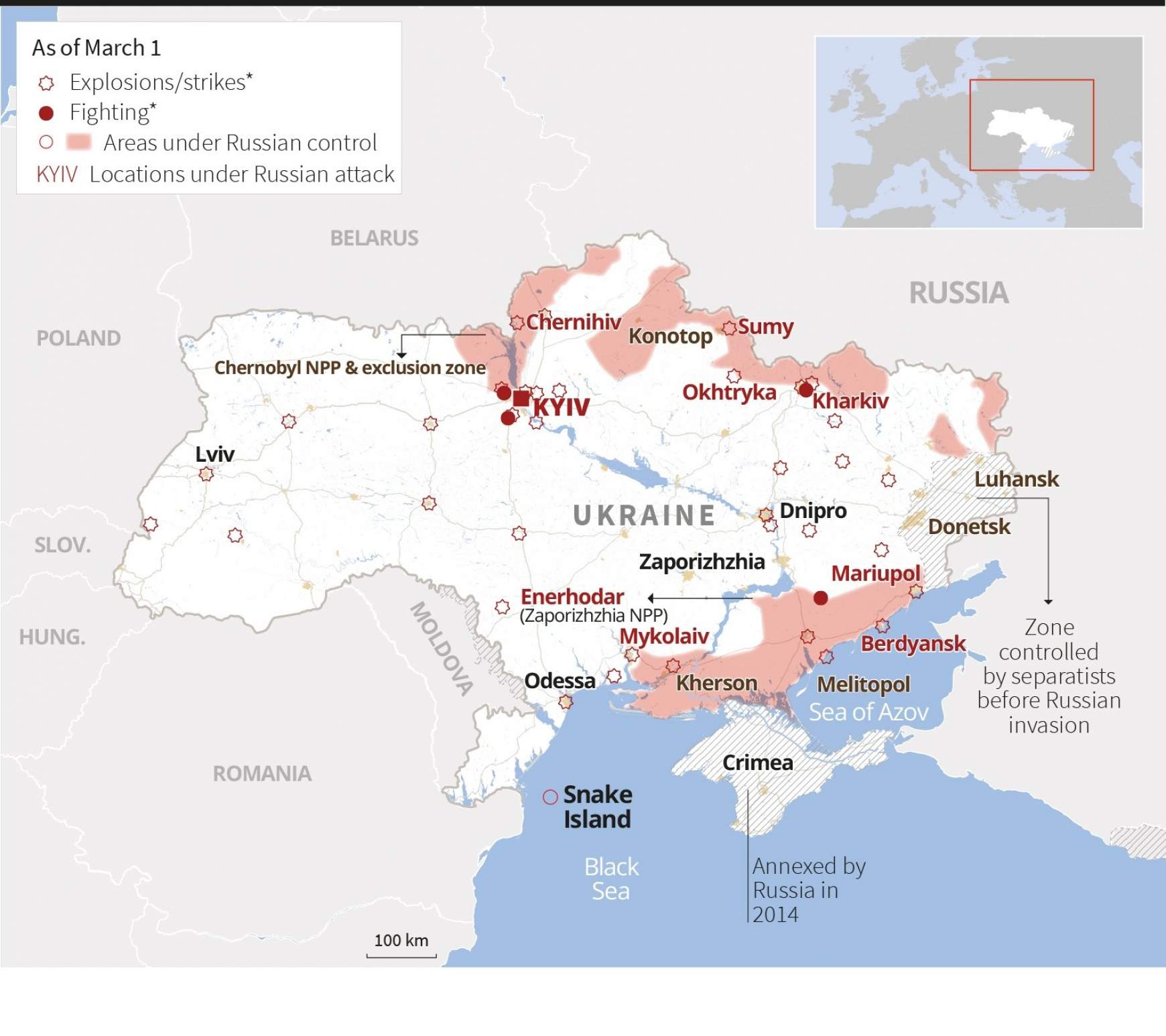 Oroszország elszigetelné Ukrajnát az Azovi-tengertől