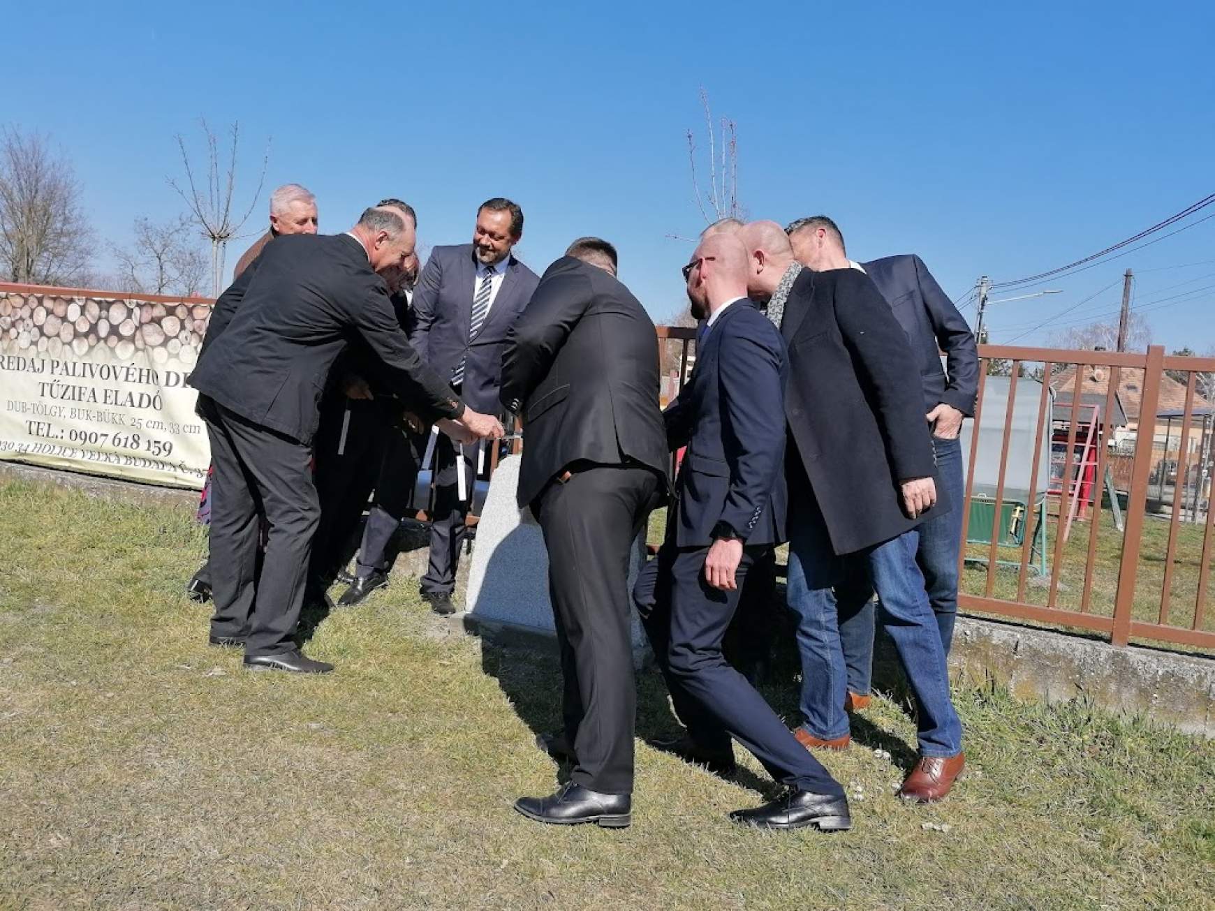 csatornahálózat- alapkőletétel - Csallóköznádasd
