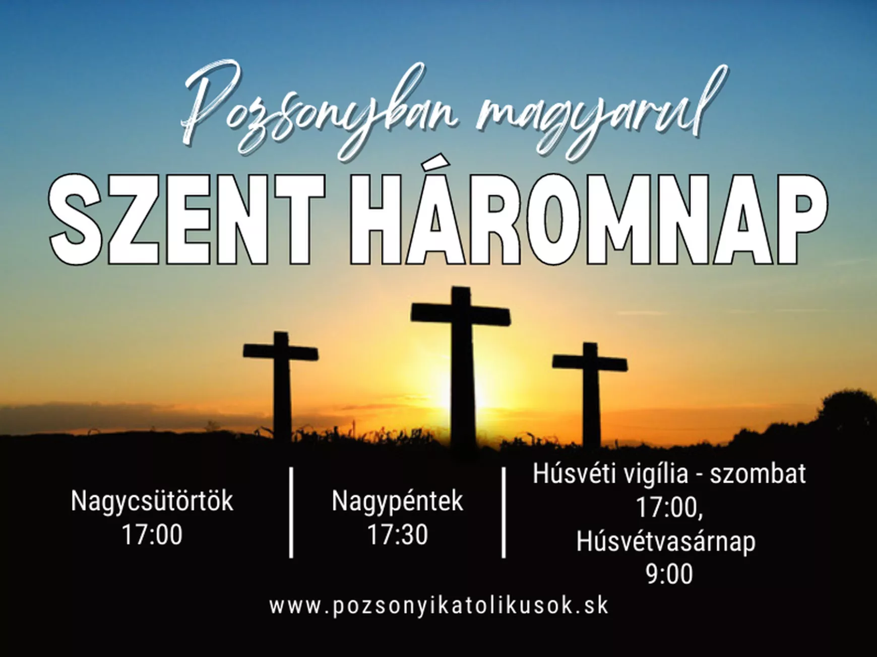 Pozsony, nagyhét 2022