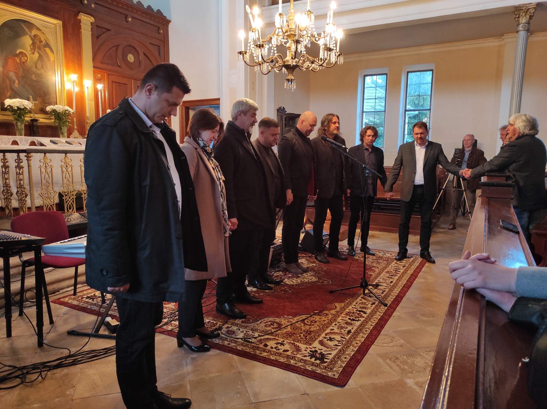 Evagélikus templom Alsószeli. Koncert Kárpátaljáért
