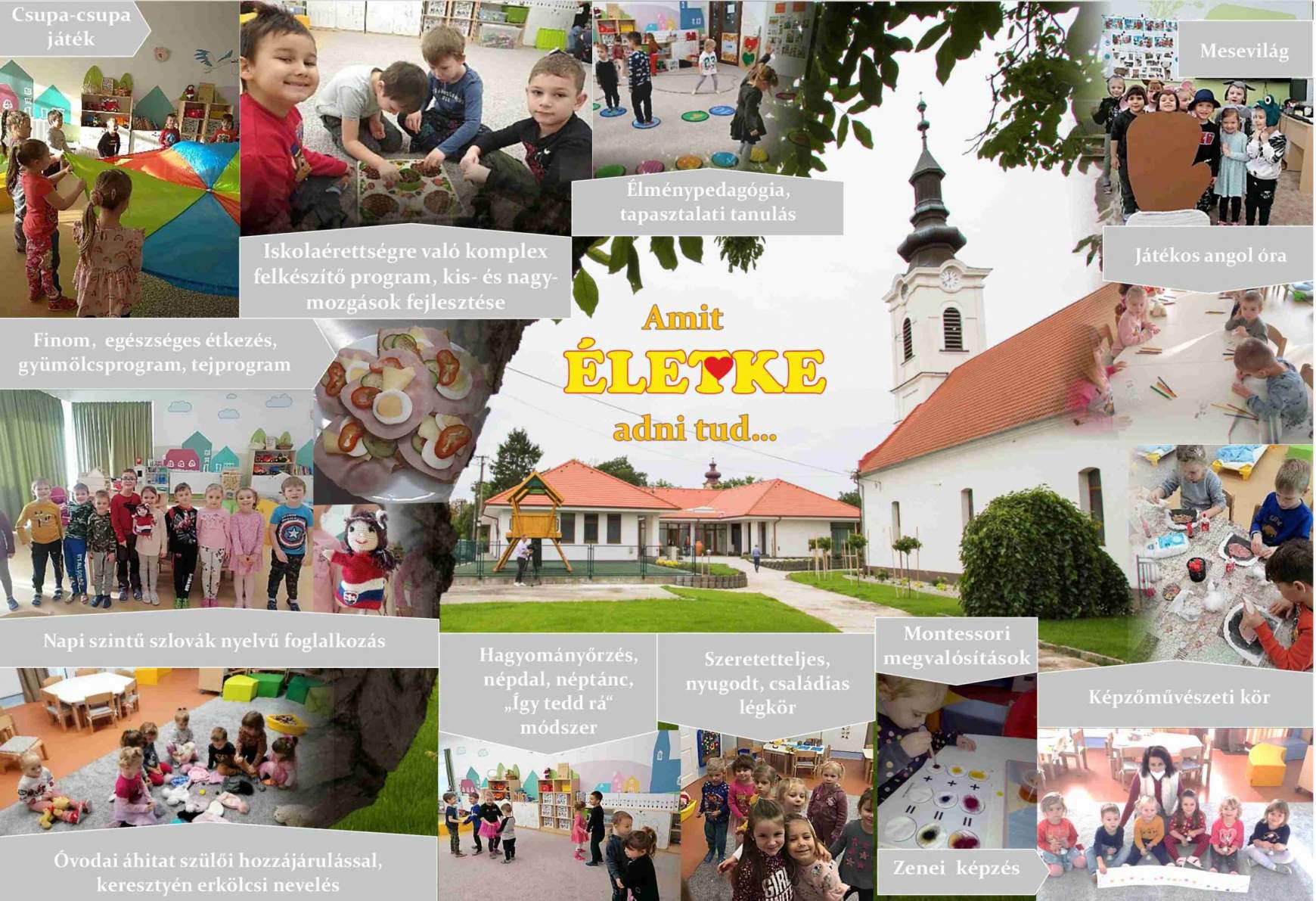 Életke óvoda - Vágfarkasd